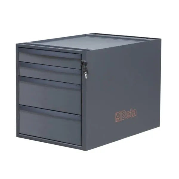 Beta Tools (Article# C58CSH 4C) 4-Drawer Tool Chest for Modular Workbenches C58BC, 479mm High - BT 058000683 