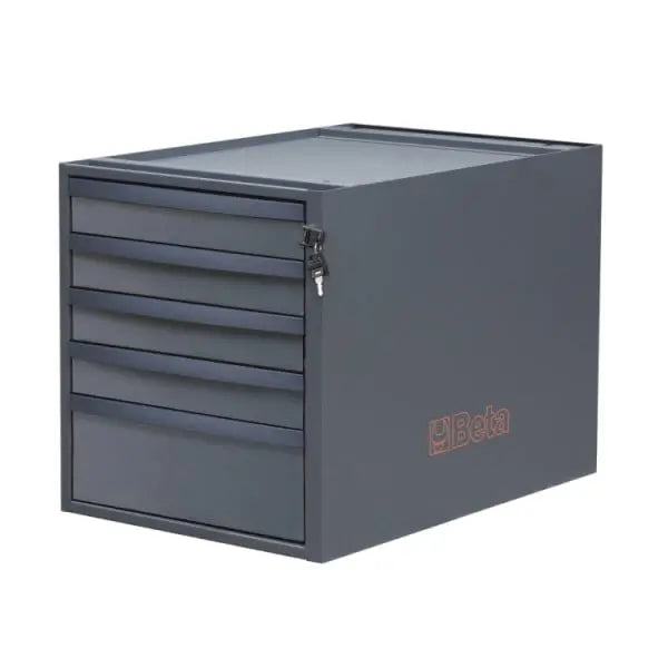 Beta Tools (Article# C58CSH 5C) 5-Drawer Tool Chest for Modular Workbenches C58BC, 479mm High - BT 058000684 