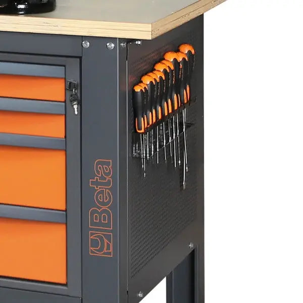 Beta Tools (Article# C58PFL) Perforated Side Panel for Modular Workbenches C58BC - BT 058000696 