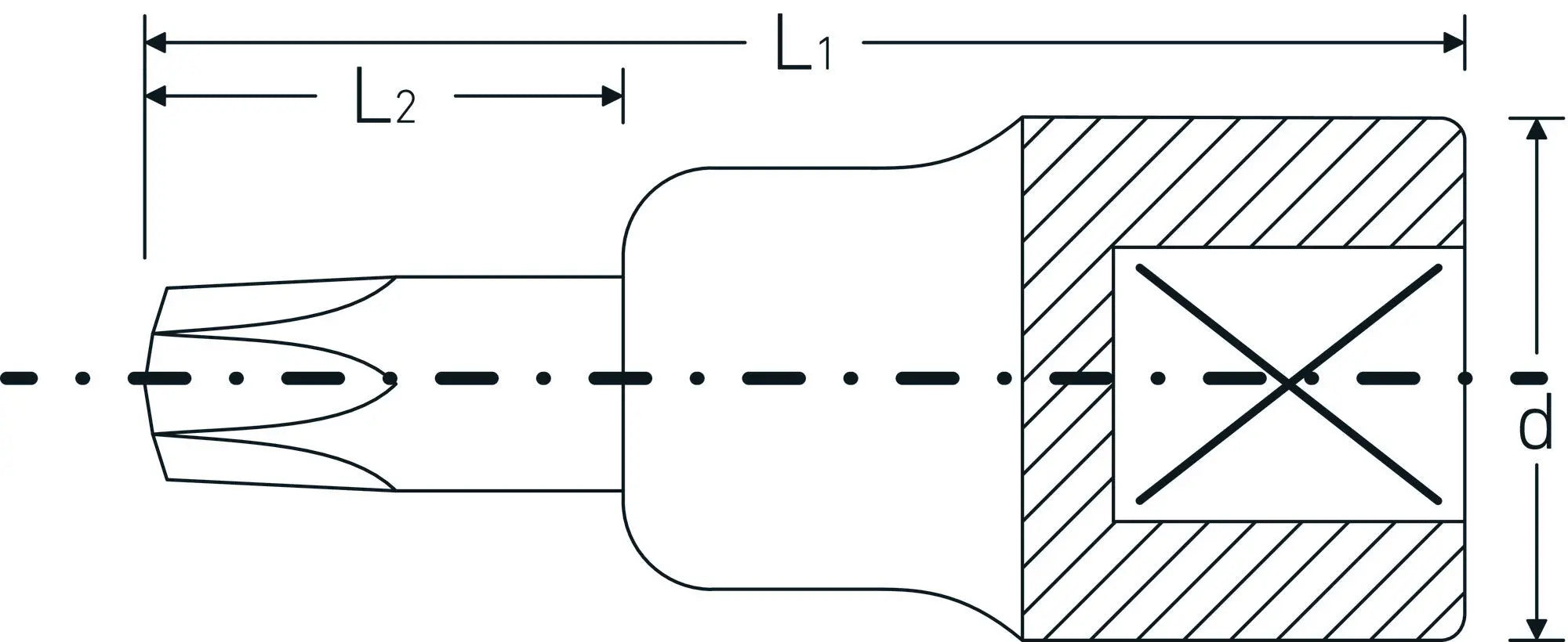Stahlwille 1/2 in Torx Drive Screwdriver Socket, T50 - ST 03100050 Stahlwille