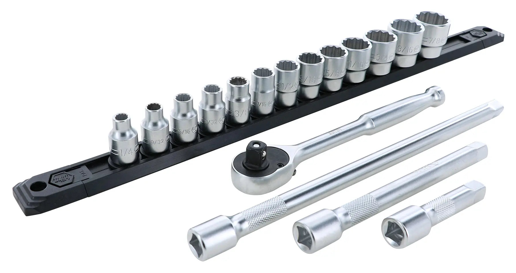 Wiha 33790, 3/8" Dr. 17 Pc. Inch Socket Set Wiha