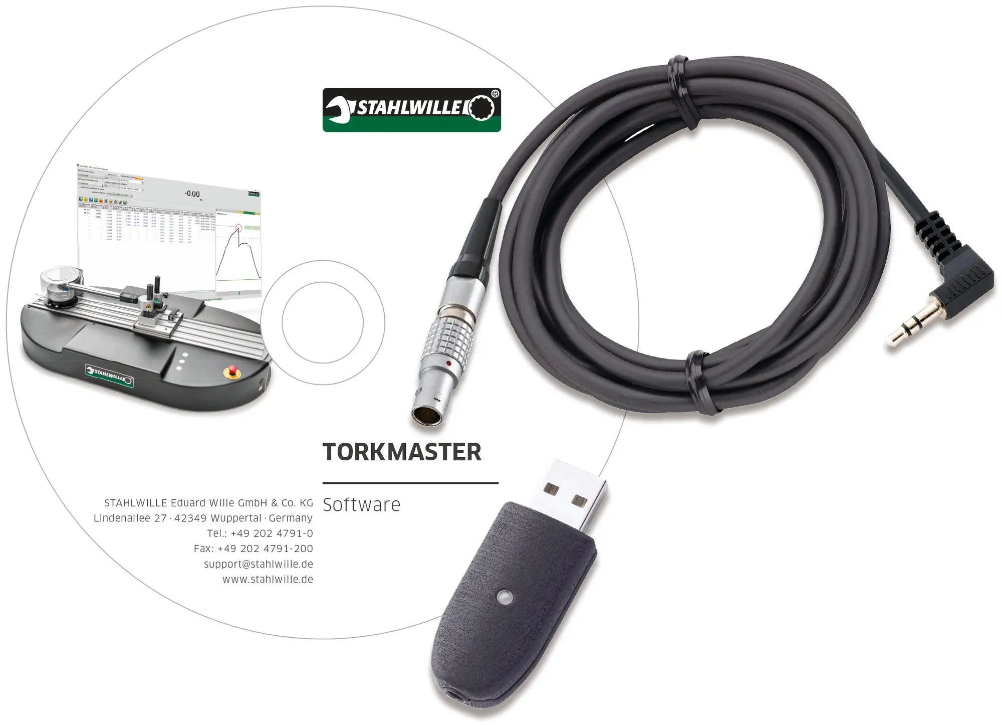 Stahlwille USB Adaptor, Cable and Software TorkMaster - ST 96583631 Stahlwille