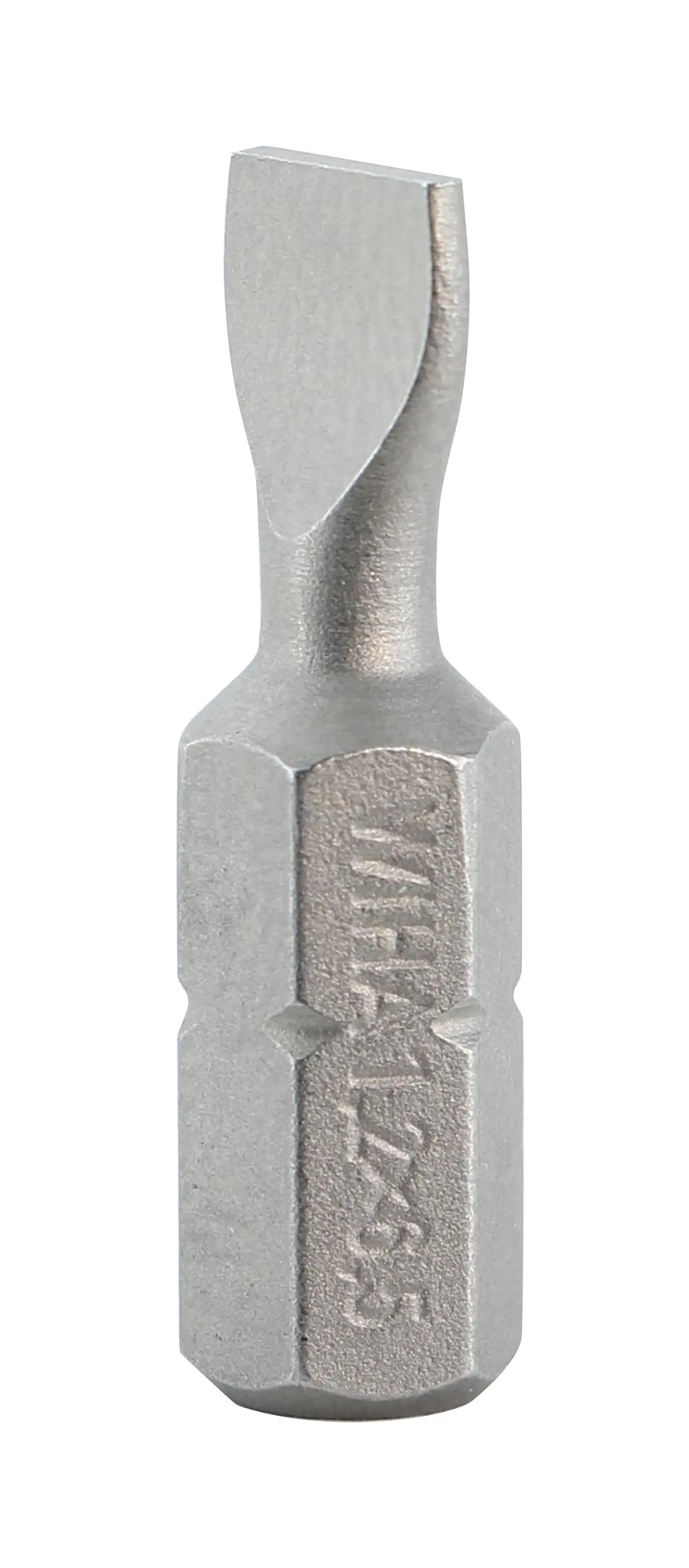 Wiha 71002, Slotted Insert Bit 6.5 x 25mm (1/4) Wiha