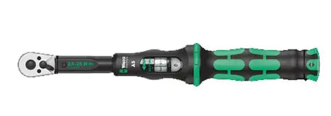 Wera 1/4" inch Square Dr. 2.5-25 Nm Torque Wrench Reversible Ratchet Wera
