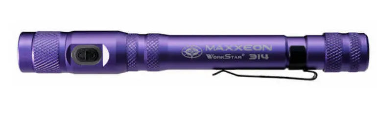 Maxxeon WorkStar 314 Leak Detection Penlight/Inspection Light w/ Zoom Maxxeon