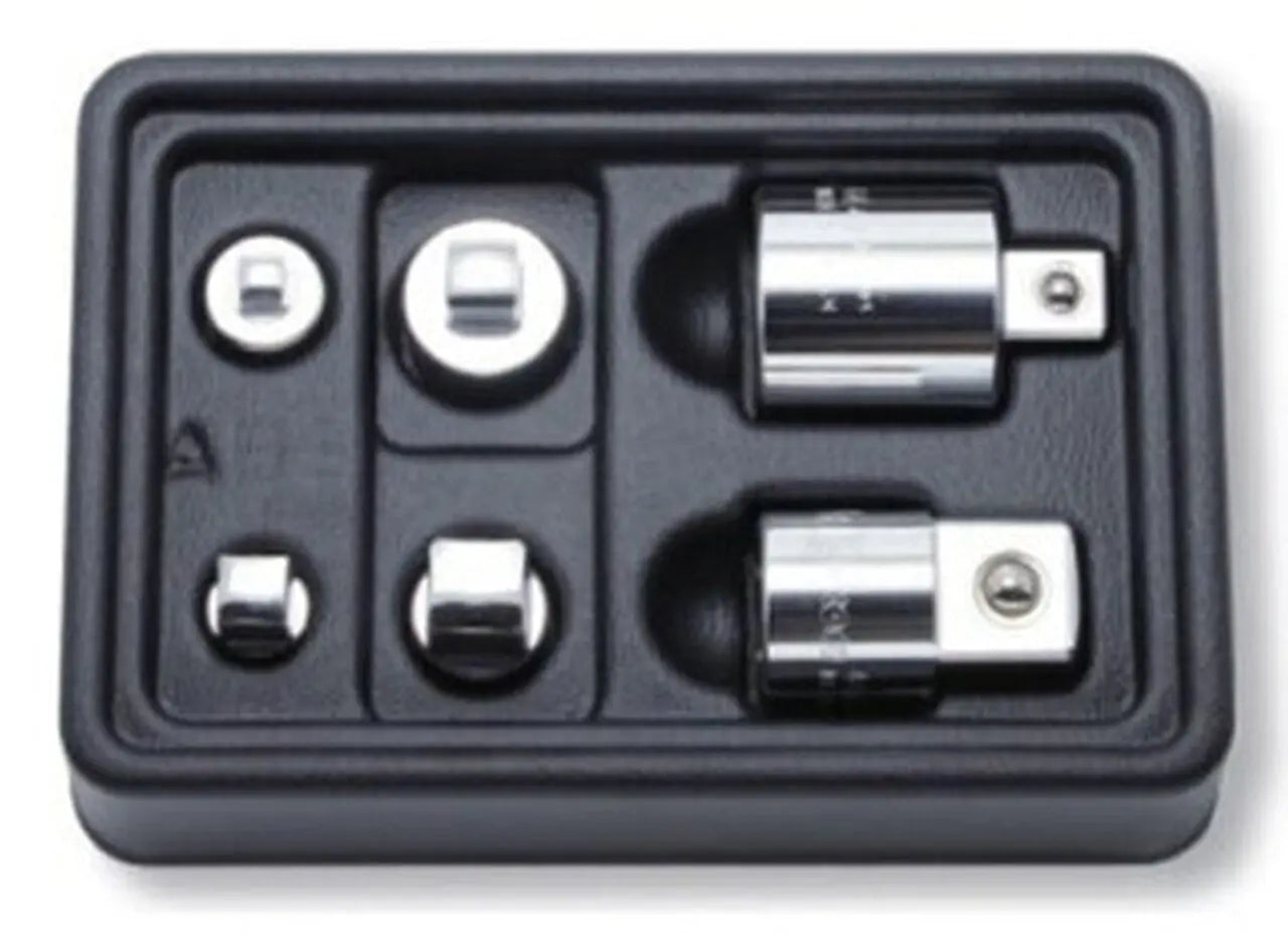 Ko-ken Tools 1/4, 3/8, 1/2, 3/4 Sq. Dr. Adaptor set 1/4, 3/8, 1/2, 3/4 ABS Tray 6 pieces Ko-ken Tools