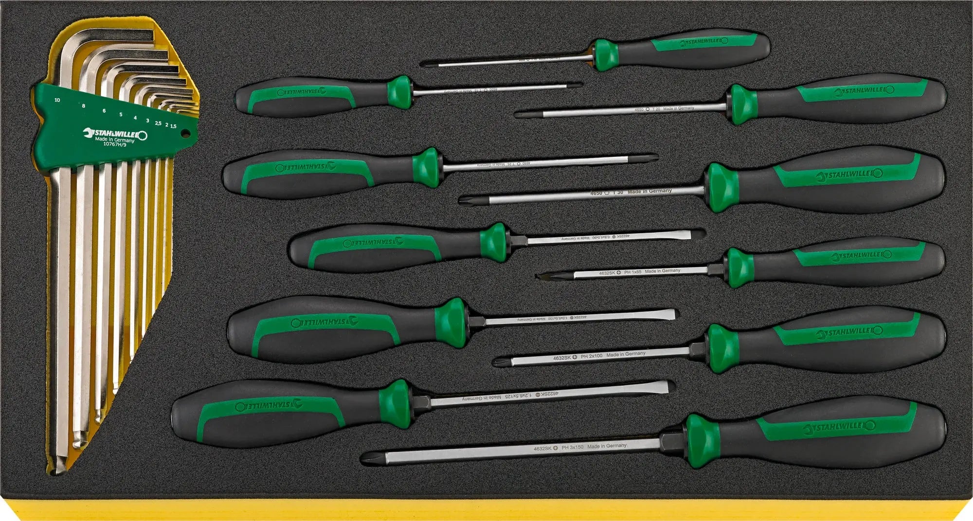 Stahlwille Set of 20 Drall Screwdriver with TCS Insert - ST 96830122 Stahlwille