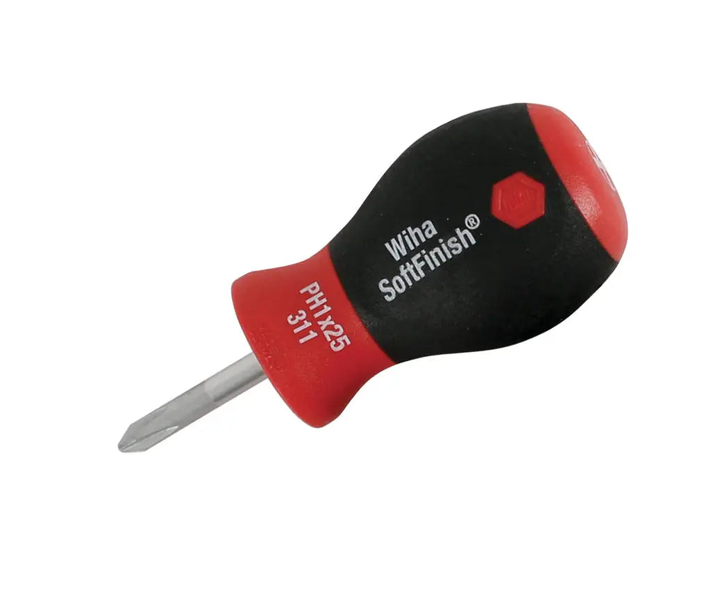 Wiha 31135, SoftFinish® Phillips Stubby Driver #1 Wiha