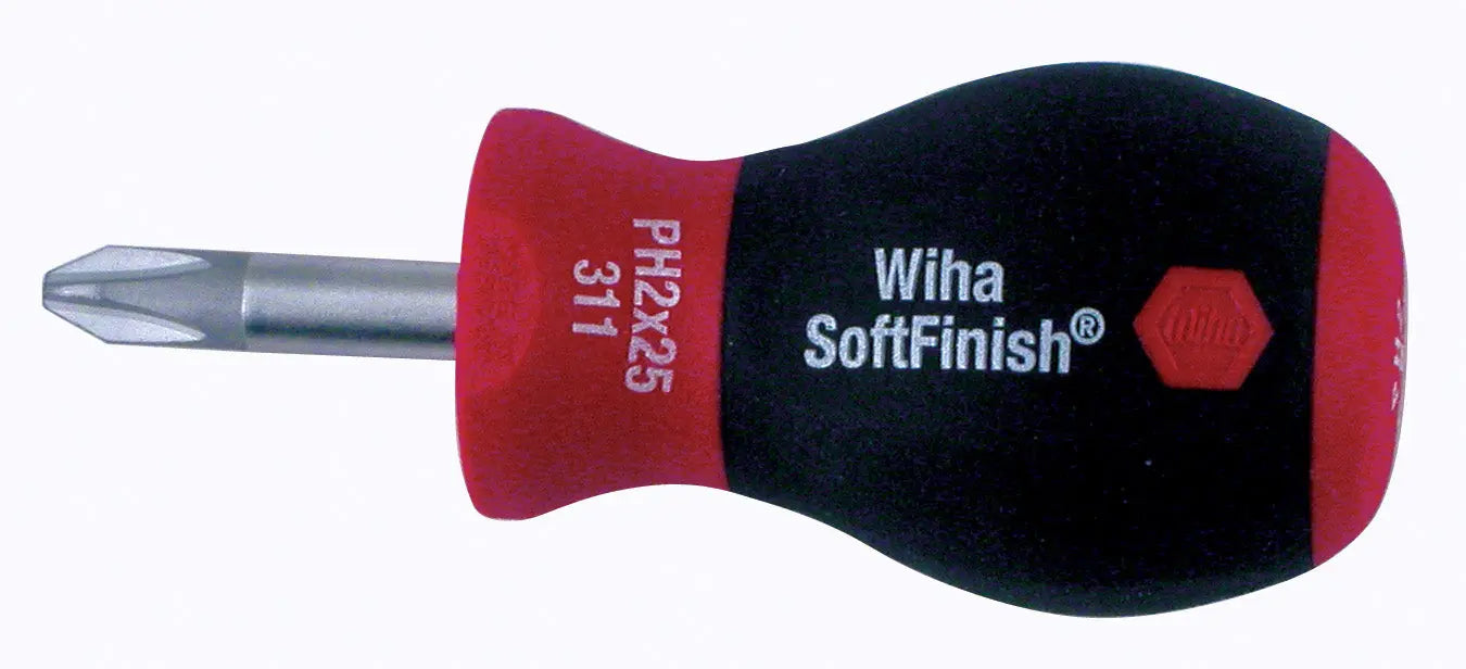 Wiha 31140, SoftFinish® Phillips Stubby Driver #2 Wiha