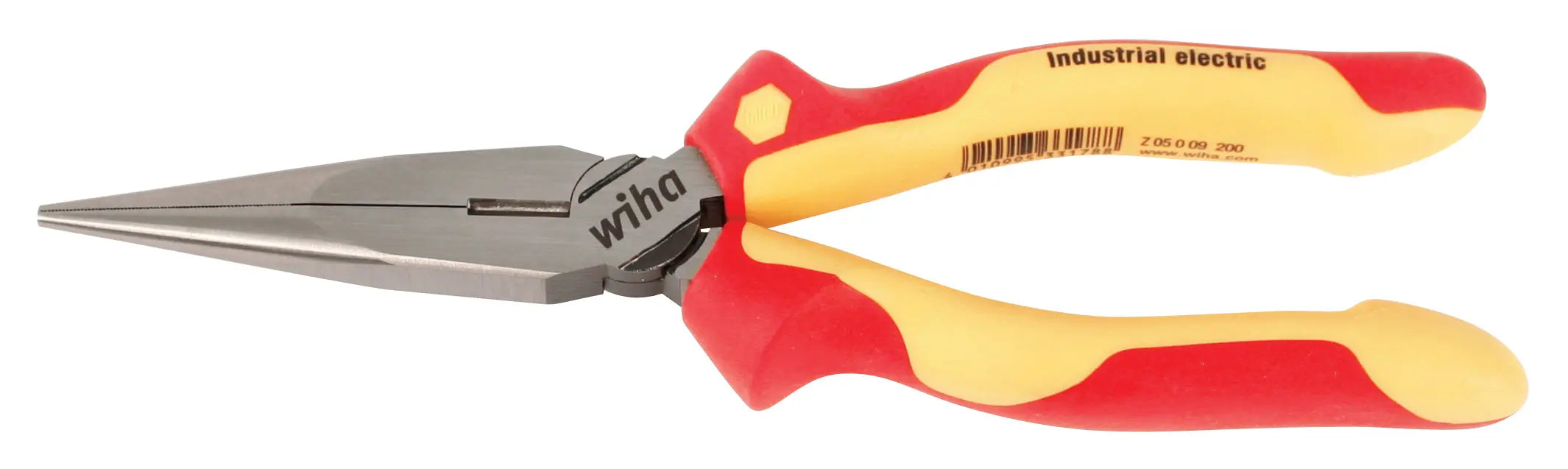 Wiha 32923, Insulated Industrial Long Nose Pliers 8" Wiha