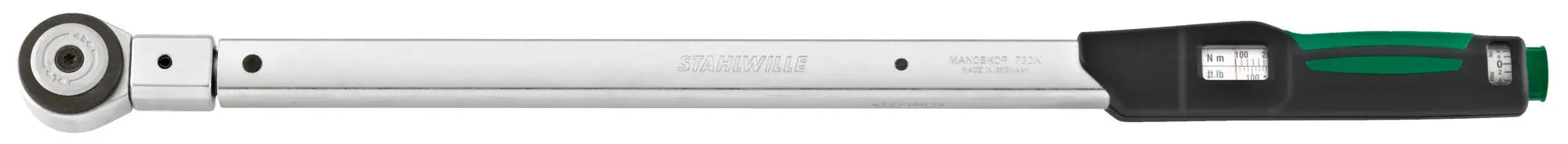 Stahlwille MANOSKOP Service Torque Wrench with Fine-Tooth Ratchet, 40 FK - ST 96502140 Stahlwille
