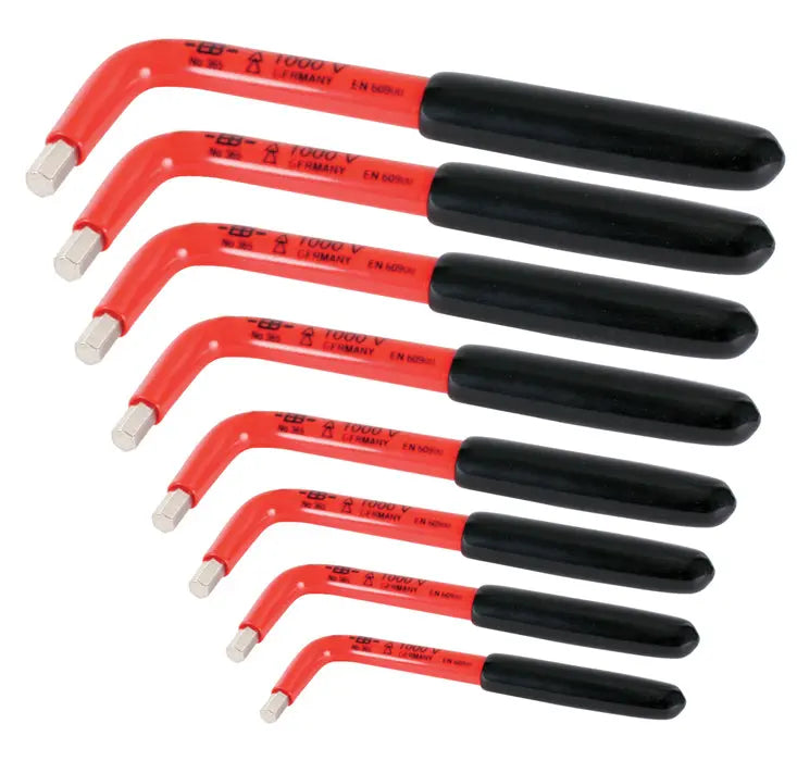 Wiha 13690, Insulated Hex Inch 8 Pc. L-Key Set Wiha