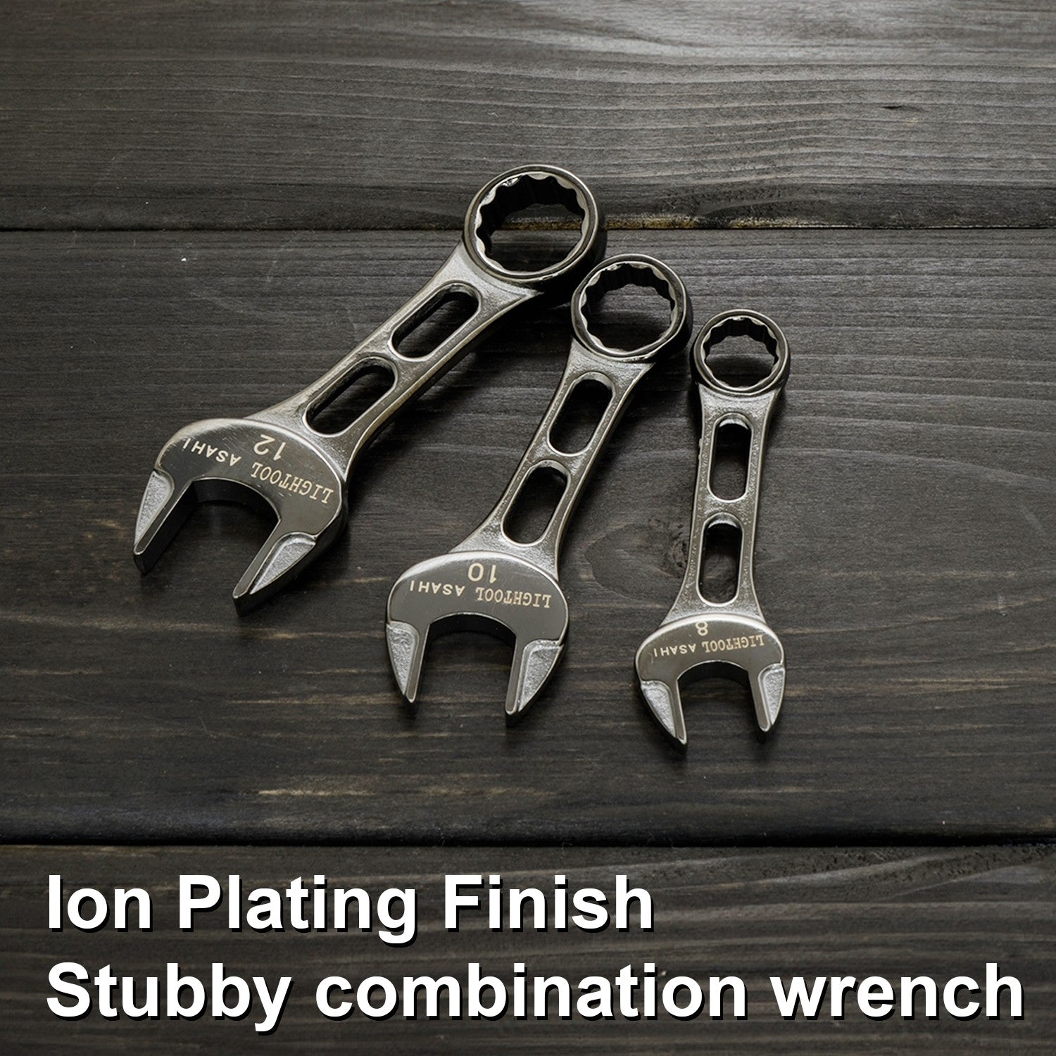 Asahi LIGHTOOL Mini Combination Wrench 3pc Set - LCWUS30K