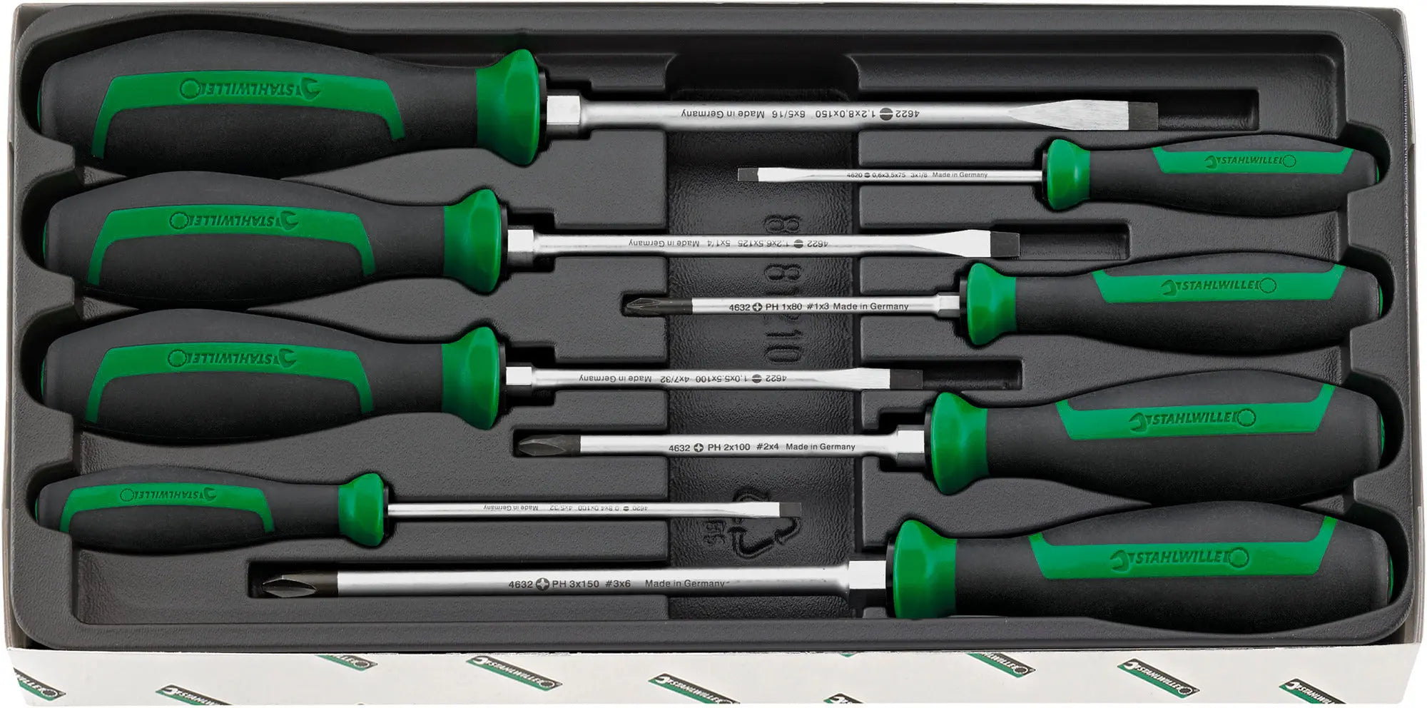 Stahlwille Set of 8 DRALL+ Screwdriver - ST 96469716 Stahlwille
