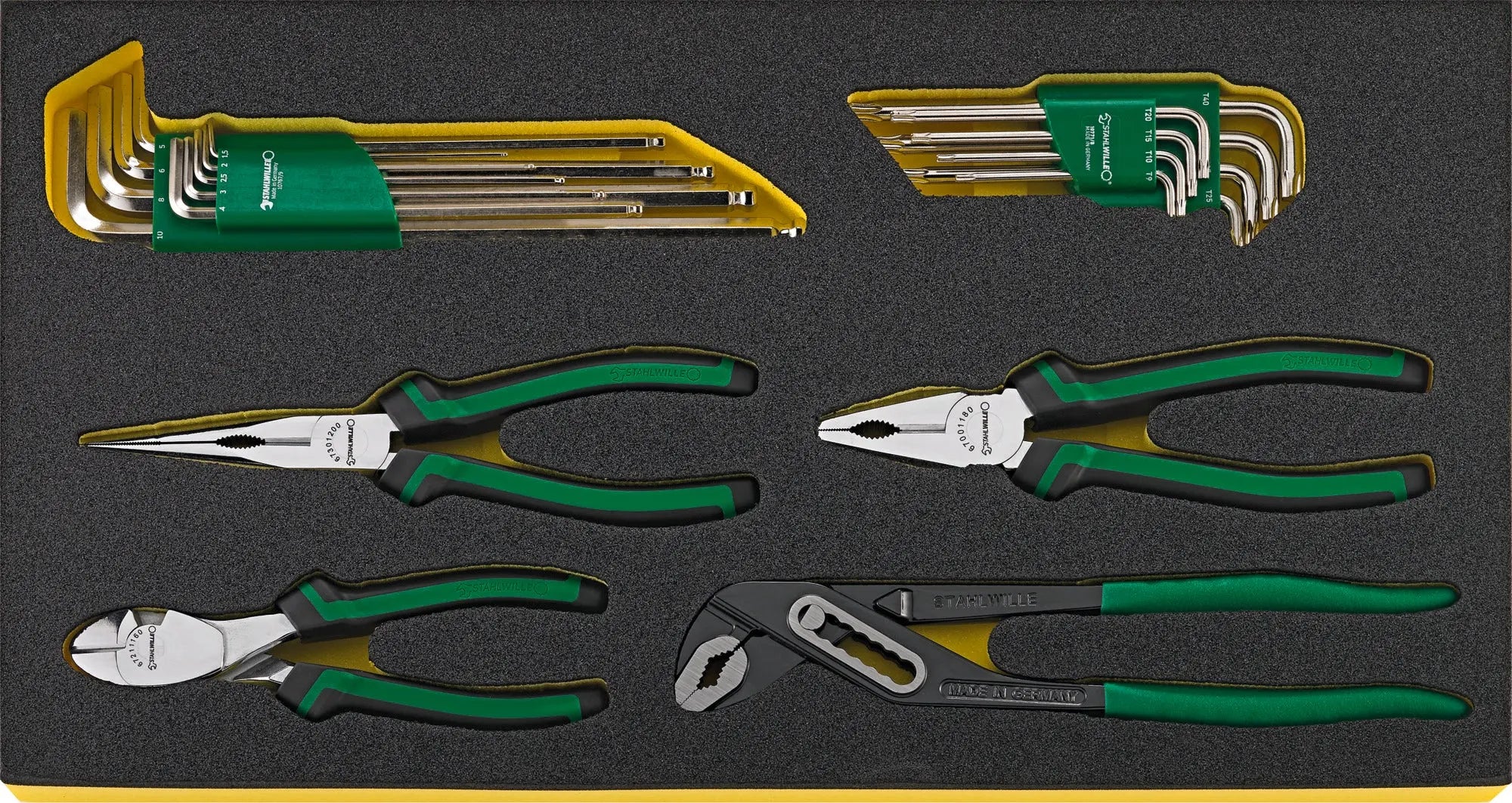 Stahlwille Set of 89 Assortment Tool for Trolley No. 13217 with TCS Insert - ST 97842803 Stahlwille
