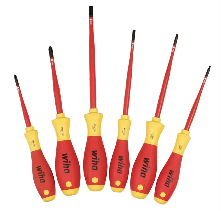 Wiha 32196, Insulated SlimLine Screwdriver 6 Pc. Set Wiha