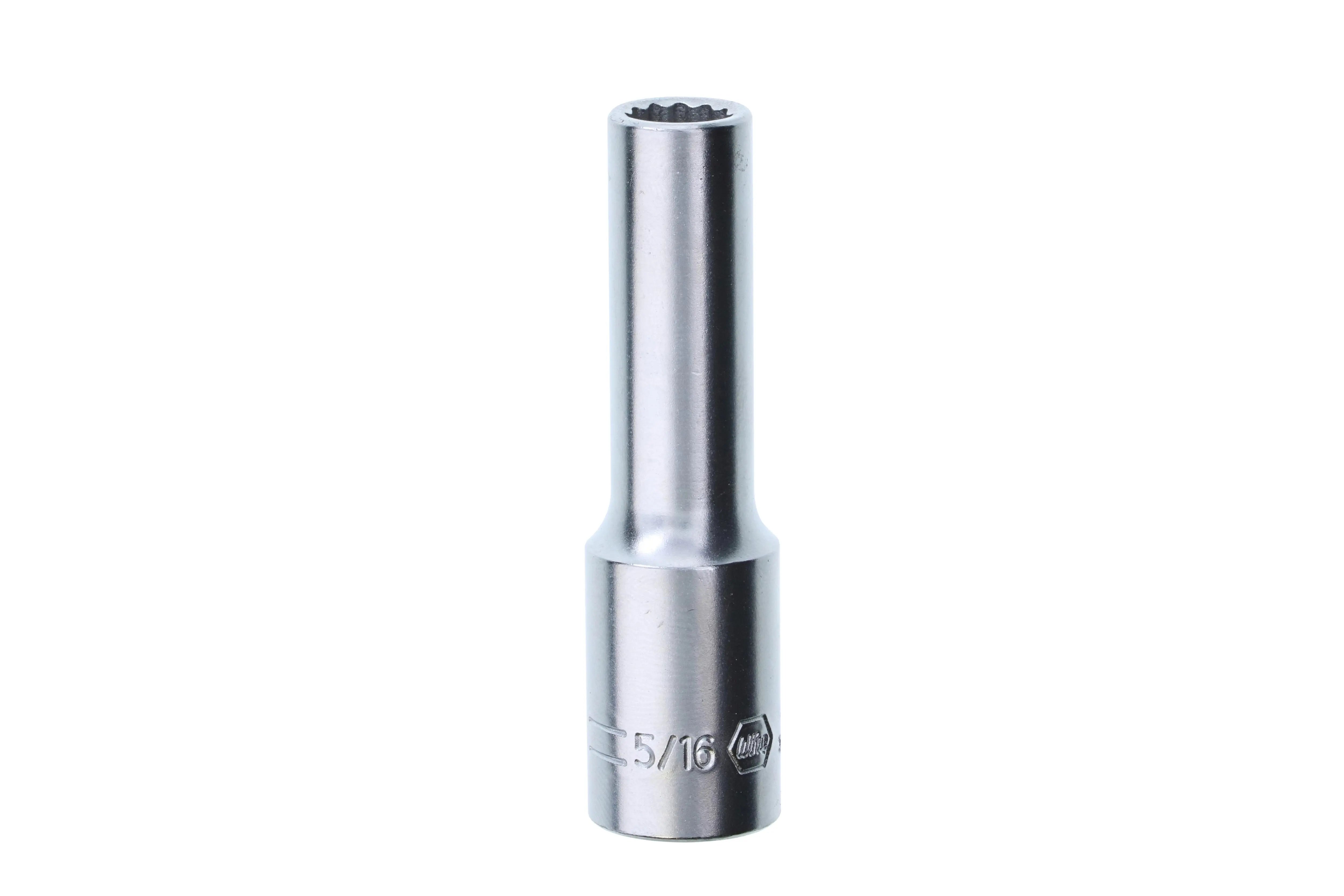 Wiha 33740, 3/8" Drive Deep Socket, 12 Point, 5/16" Wiha