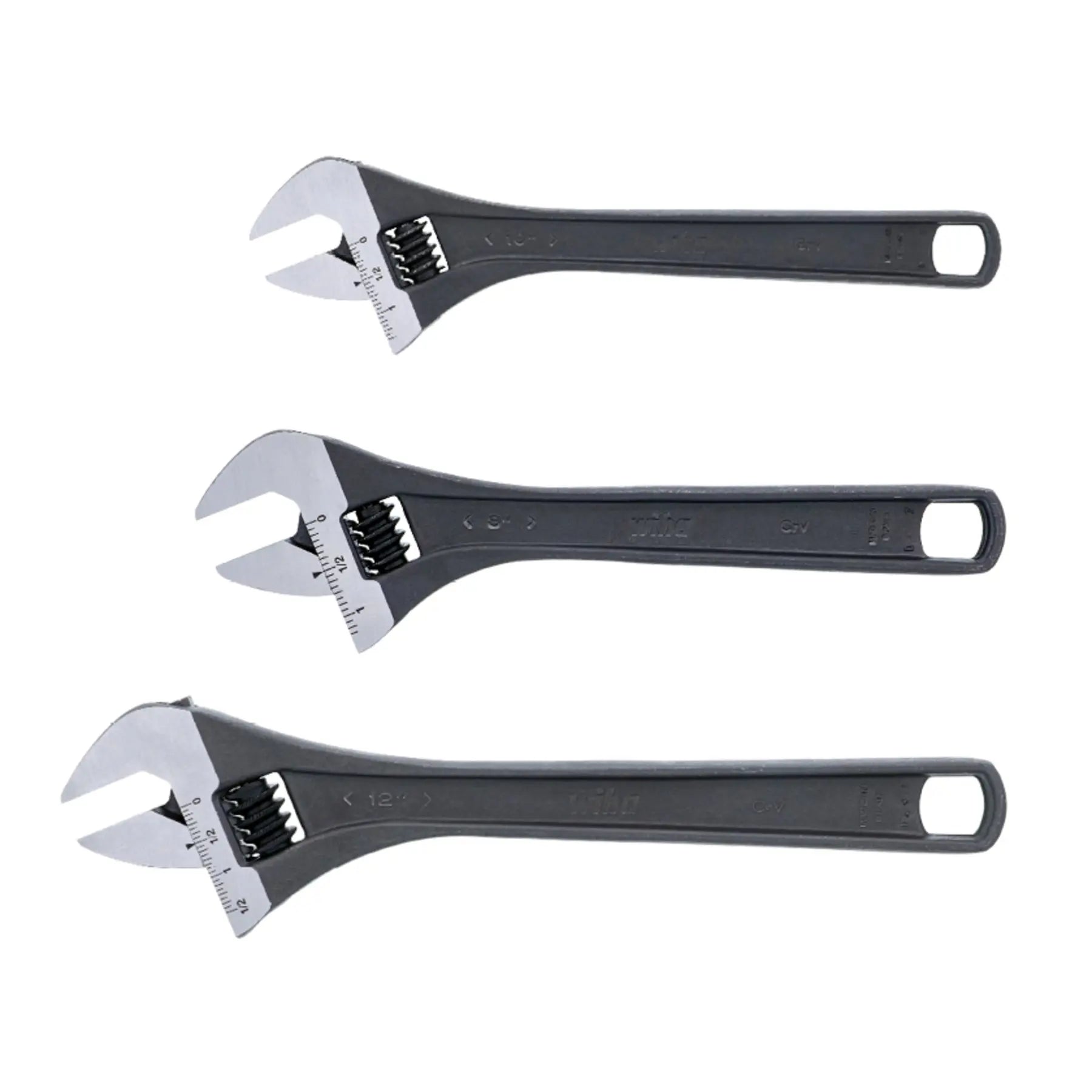 Wiha Set of 3 Adjustable Wrench - WI 76280 Wiha