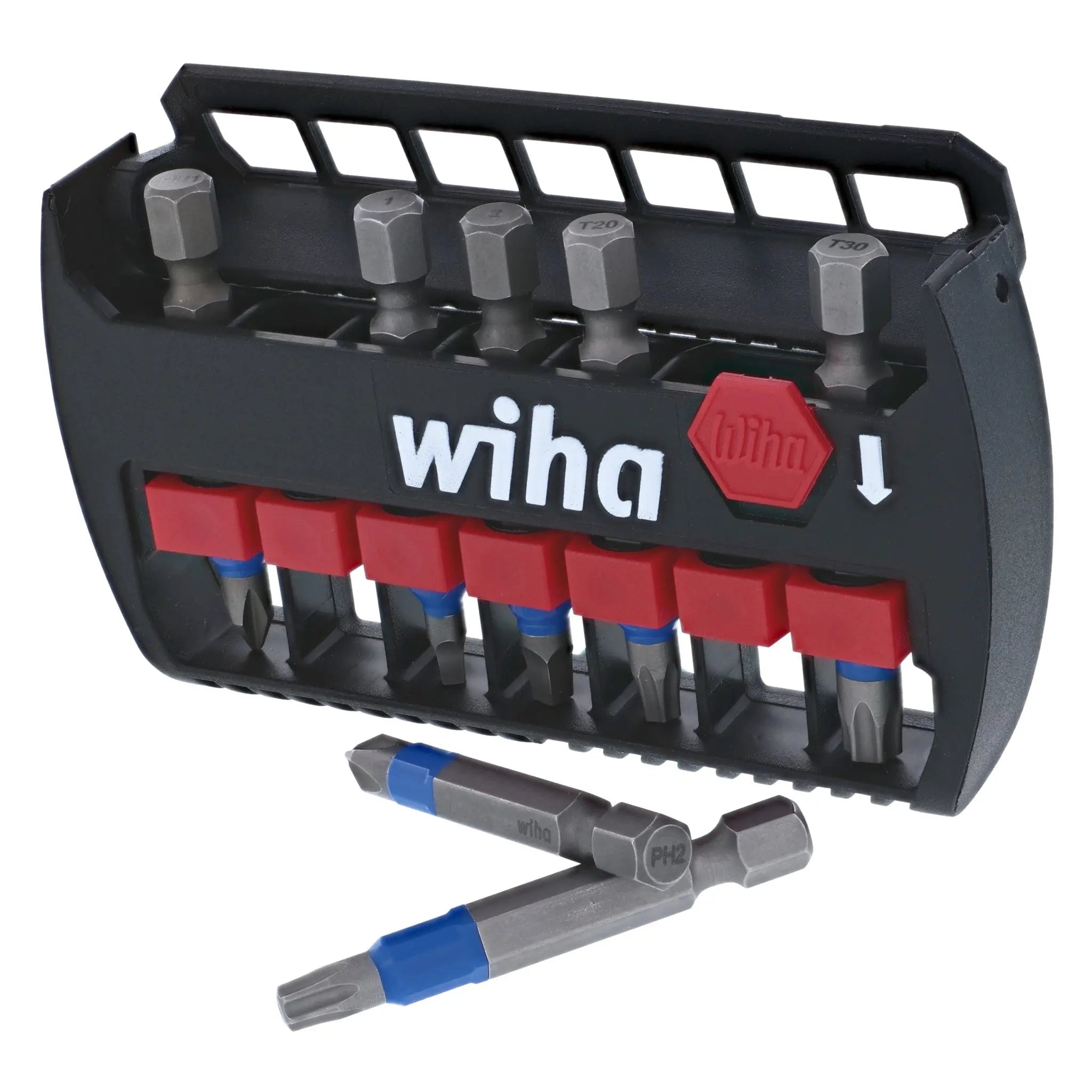 Wiha Set of 7 Terminator Blue Bit Buddy, 2 in - WI 70298 Wiha
