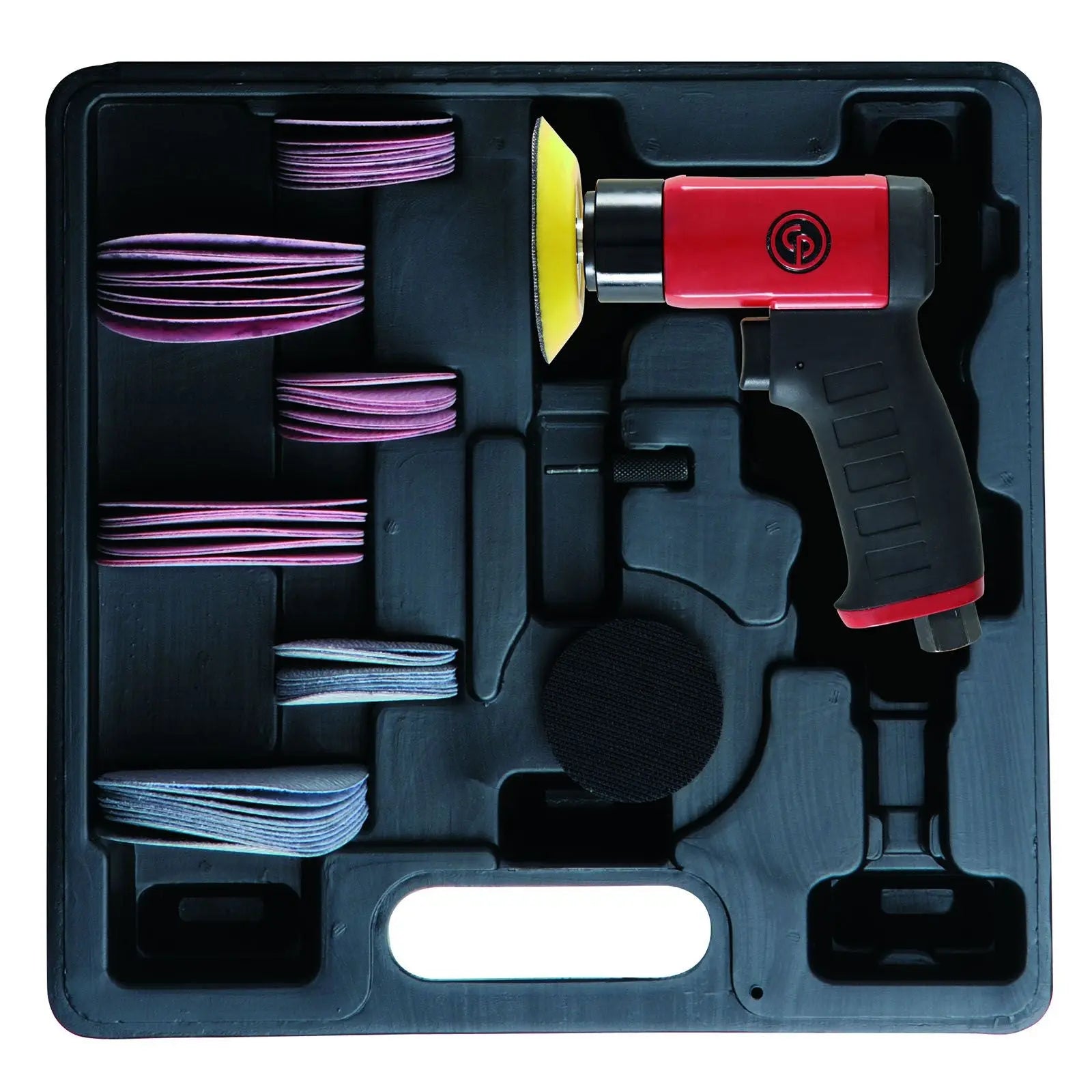 Chicago Pneumatic CP5080-4200H18K - Kit - 18 x 1/2 - 3/4 Inch (457 x 13 - 19 mm) Air Belt Sander, 0.54 HP / 400 W - 20000 RPM 6151620040 Chicago Pneumatic