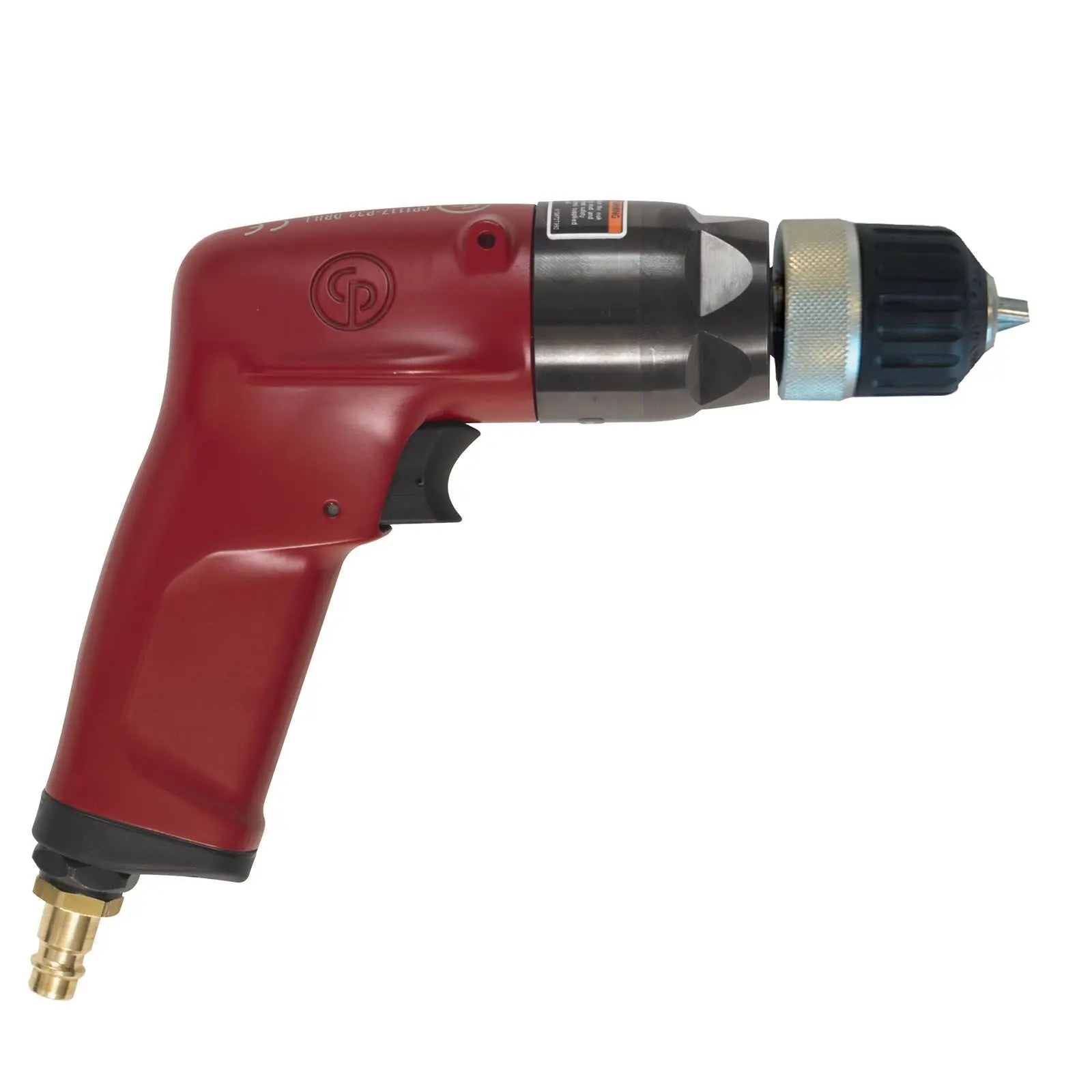 Chicago Pneumatic CP1117P60 - 3/8 Inch (10 mm) Air Drill, Keyless Chuck, Pistol Handle, 1.01 HP / 750 W, Stall Torque 2.5 ft. lbf / 3.4 Nm - 6000 RPM 6151580100 Chicago Pneumatic