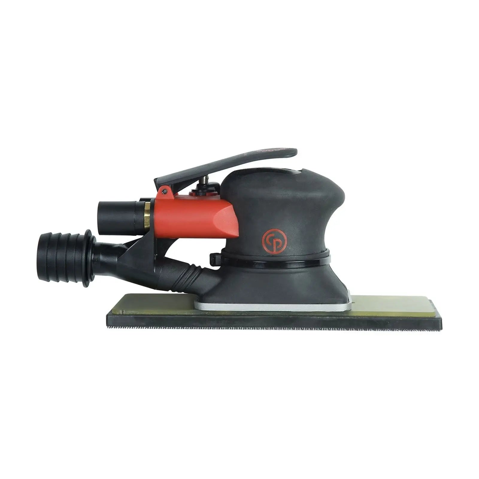 Chicago Pneumatic CP7264CVE - 2-3/4 x 7-3/4 Inch (70 x 198 mm) Rectangle Pad Air Jitterbug Sander, Central Vacuum, Hook and Loop, 8 Pad Holes, 0.28 HP / 210 W - 10000 RPM 8941172640 Chicago Pneumatic