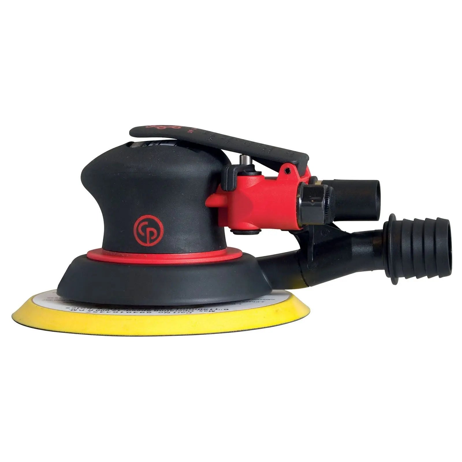 Chicago Pneumatic CP7215HCVE - 6 Inch (150 mm) Air Random Orbital Sander, Central Vacuum, Hook and Loop, 6 Pad Holes, 0.28 HP / 210 W - 11000 RPM 8941272155 Chicago Pneumatic