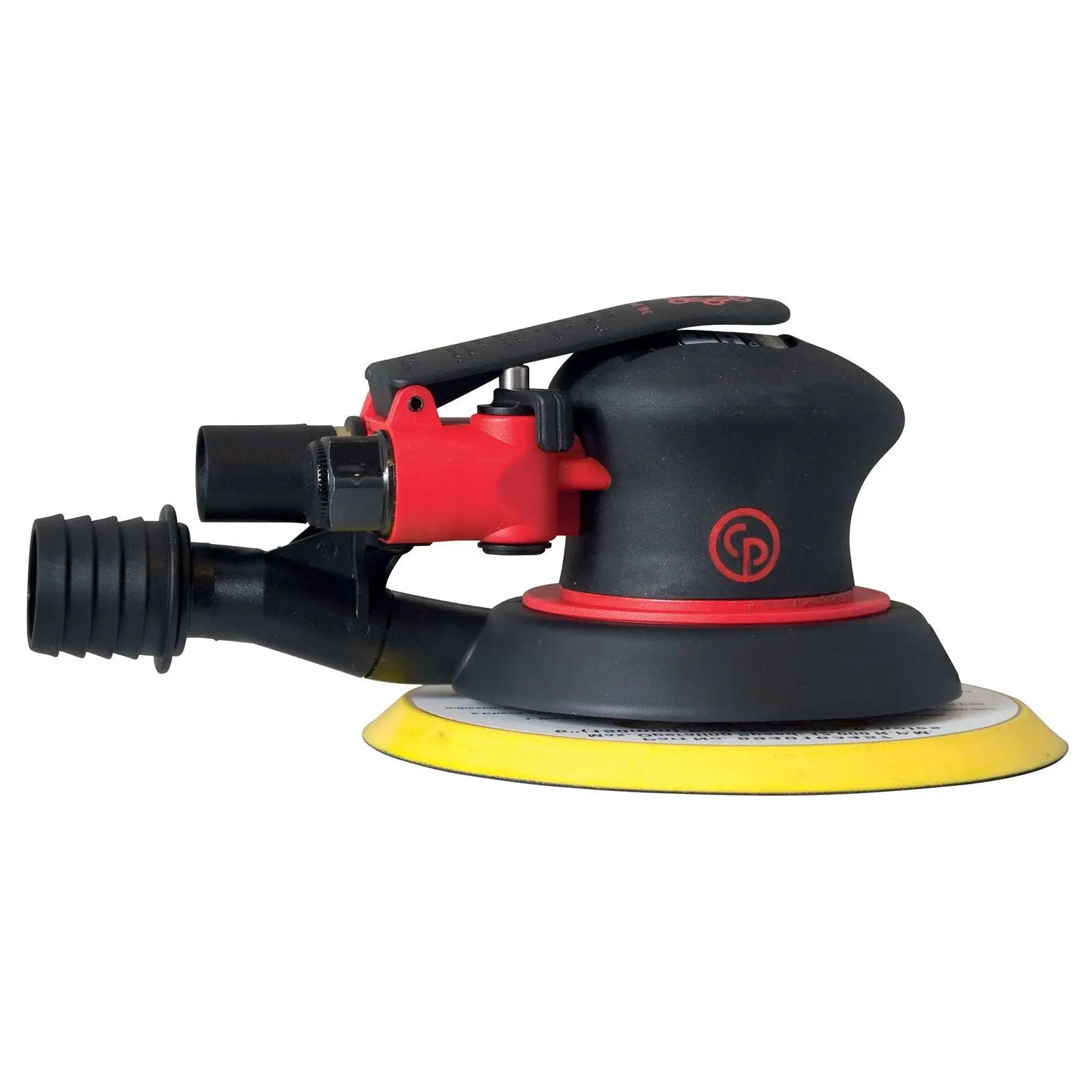 Chicago Pneumatic CP7255CVE - 6 Inch (150 mm) Air Random Orbital Sander, Central Vacuum, Hook and Loop, 6 Pad Holes, 0.28 HP / 210 W - 12000 RPM 8941272553 Chicago Pneumatic