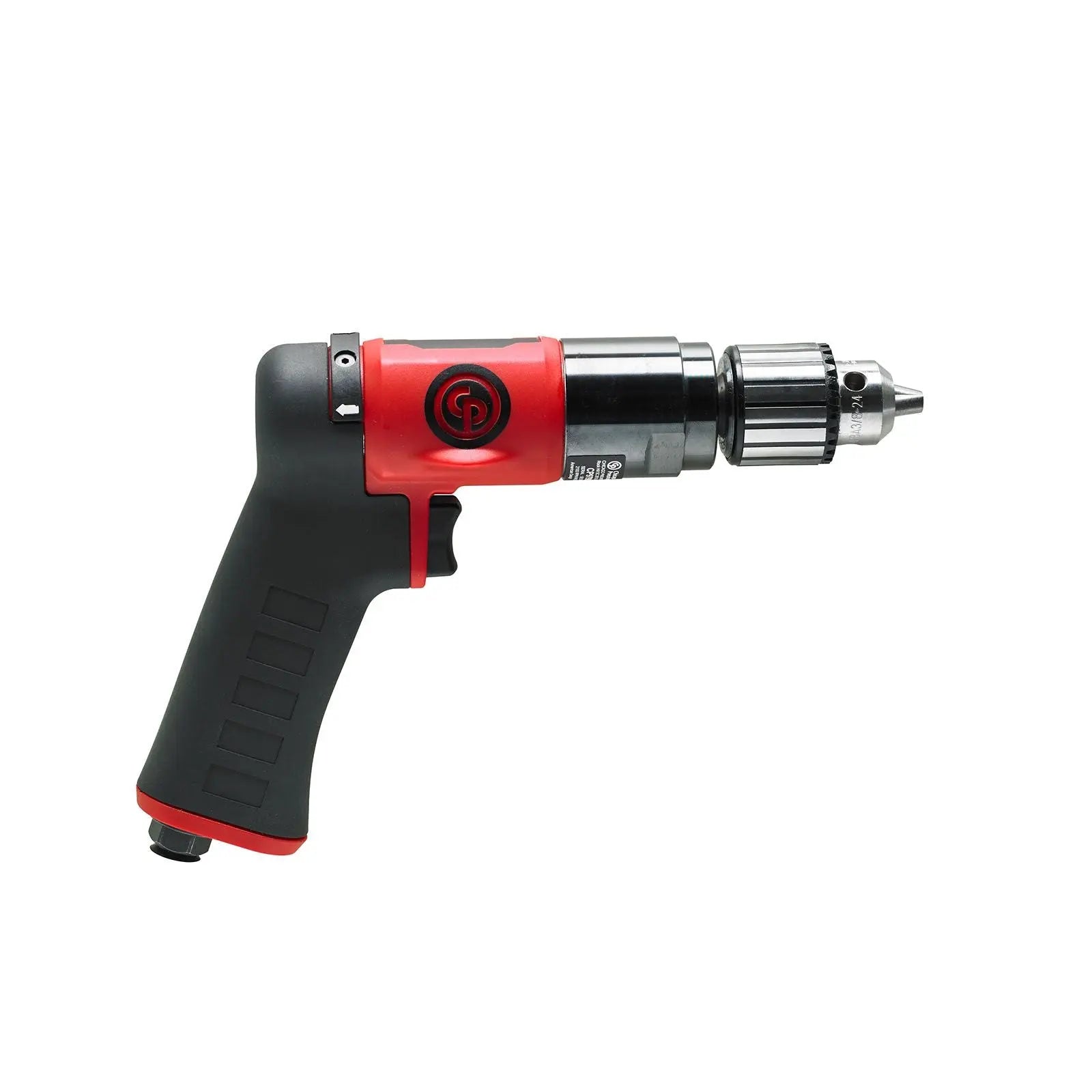 Chicago Pneumatic CP9790C - 3/8 Inch (10 mm) Air Drill, Keyed Chuck, Pistol Handle, 0.48 HP / 360 W, Stall Torque 4.1 ft. lbf / 5.5 Nm - 2100 RPM 8941097900 Chicago Pneumatic