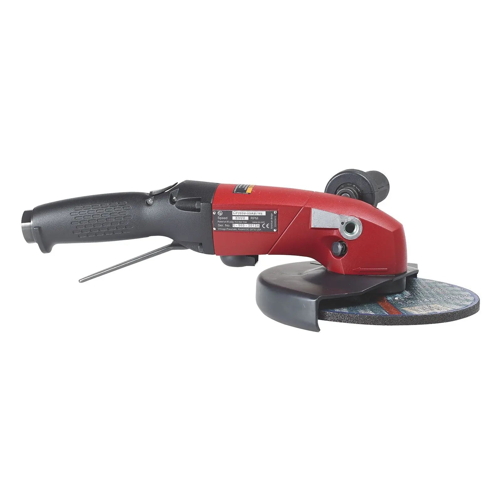 Chicago Pneumatic CP3850-85AB7V - 7 Inch (180 mm) Air Angle Grinder, 2.82 HP / 2100 W - 8500 RPM 6151607440 Chicago Pneumatic