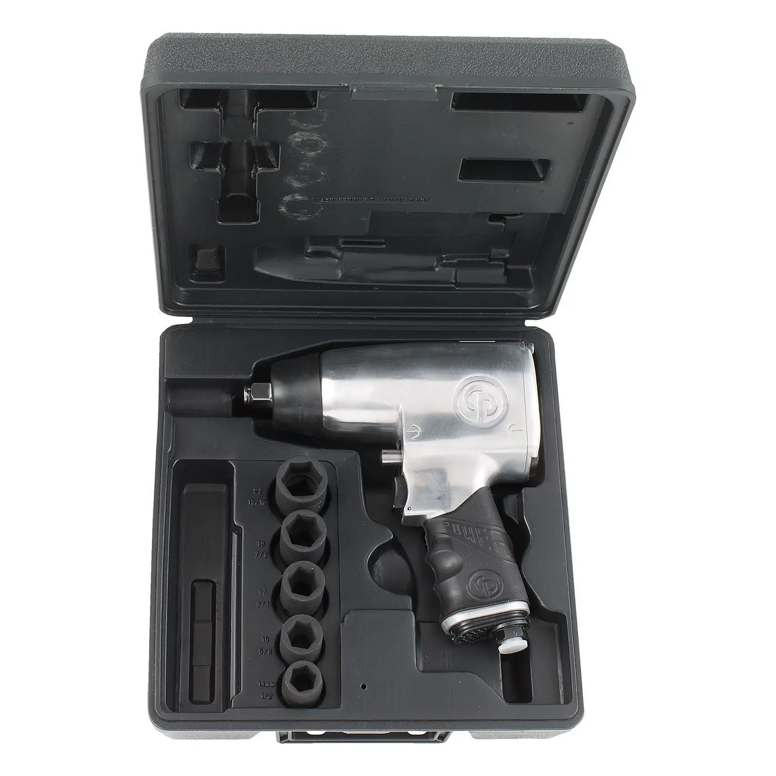 Chicago Pneumatic CP7731 - 3/8 Inch Air Impact Wrench, Pistol Handle, Max Torque Reverse Output 306 ft. lbf / 415 Nm, 6400 RPM, Single Hammer 8941077310 Chicago Pneumatic