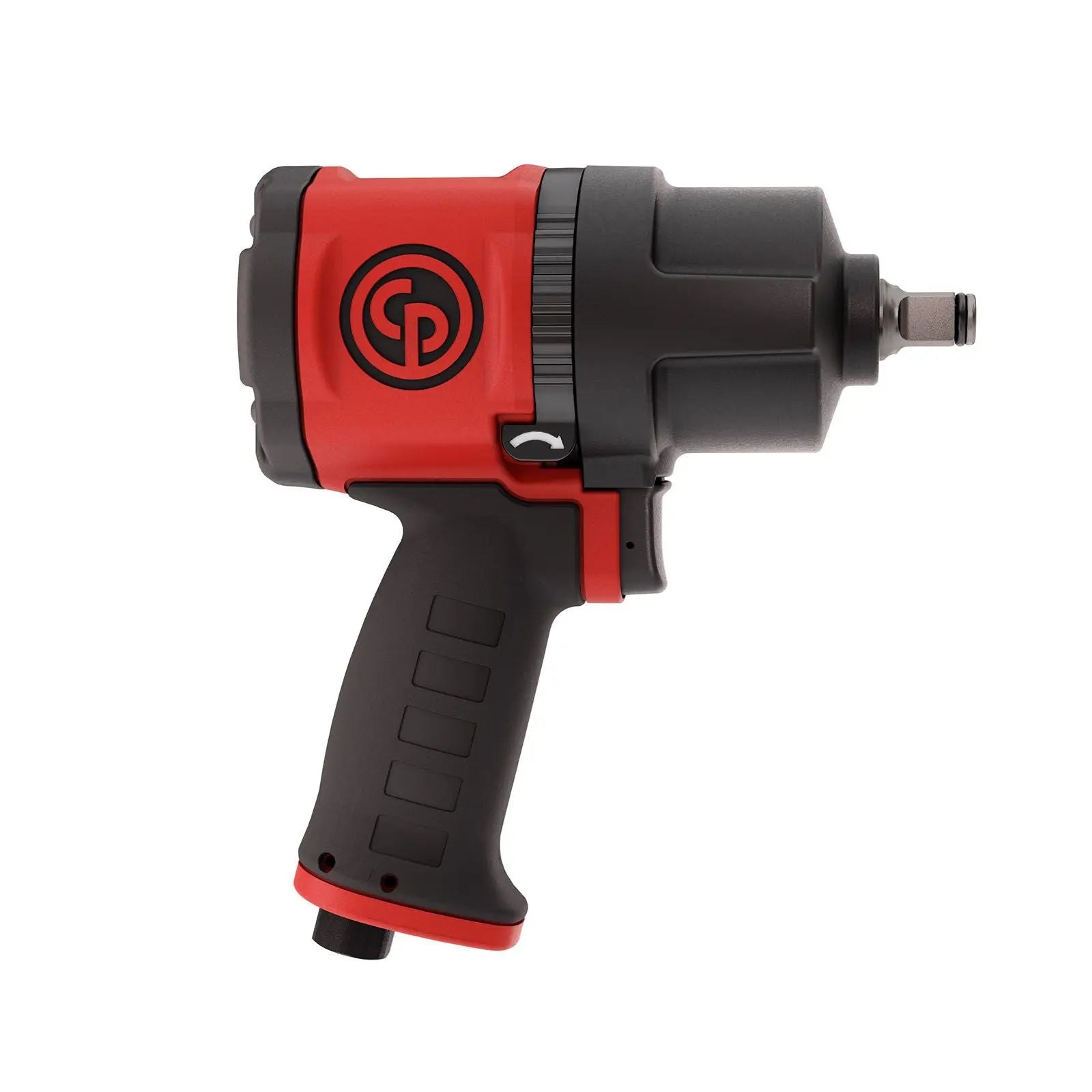 Chicago Pneumatic CP7755 - 1/2 Inch Air Impact Wrench with Short Anvil, Pistol Handle, Max Torque Reverse Output 959 ft. lbf / 1300 Nm, 7700 RPM, Twin Hammer 8941077550 Chicago Pneumatic