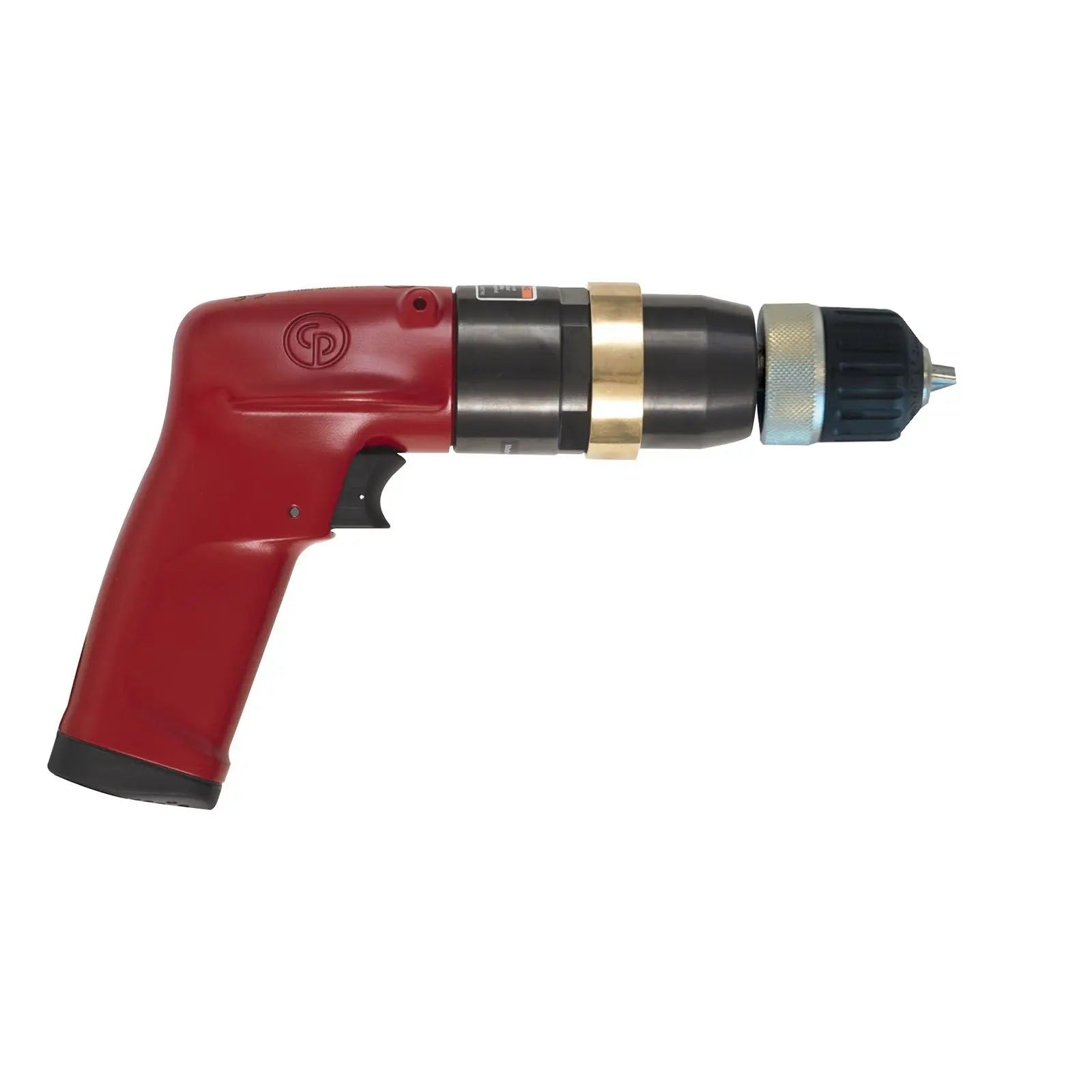 Chicago Pneumatic CP1117P05 - 1/2 Inch (13 mm) Air Drill, Keyless Chuck, Pistol Handle, 1.01 HP / 750 W, Stall Torque 22.1 ft. lbf / 30 Nm - 500 RPM 6151580180 Chicago Pneumatic