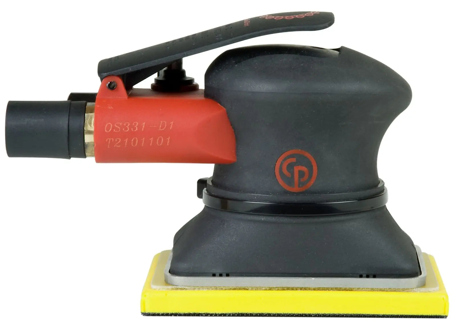 Chicago Pneumatic CP7263E - 3 x 4-1/4 Inch (74 x 109 mm) Rectangle Pad Air Jitterbug Sander, Non-Vacuum, Hook and Loop, 0.28 HP / 210 W - 10000 RPM 8941072650 Chicago Pneumatic