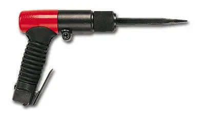 Chicago Pneumatic B18B - 1/2 Inch (12.7mm) Air Chipping Hammer, QTR OCT WF Shank, Stroke 1.4 in / 35.6 mm, Bore Diameter 0.93 in / 23.5 mm - 3000 Blow Per Minute 6151740270 Chicago Pneumatic