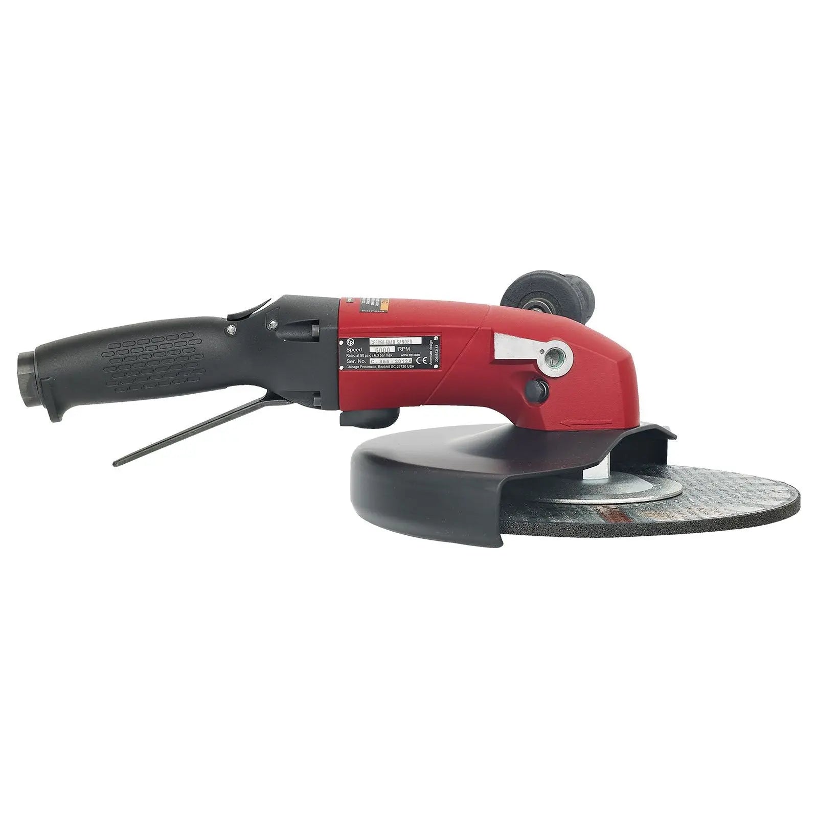 Chicago Pneumatic CP3850-60AB9V - 9 Inch (230 mm) Air Angle Grinder, 2.82 HP / 2100 W - 6000 RPM 6151607340 Chicago Pneumatic