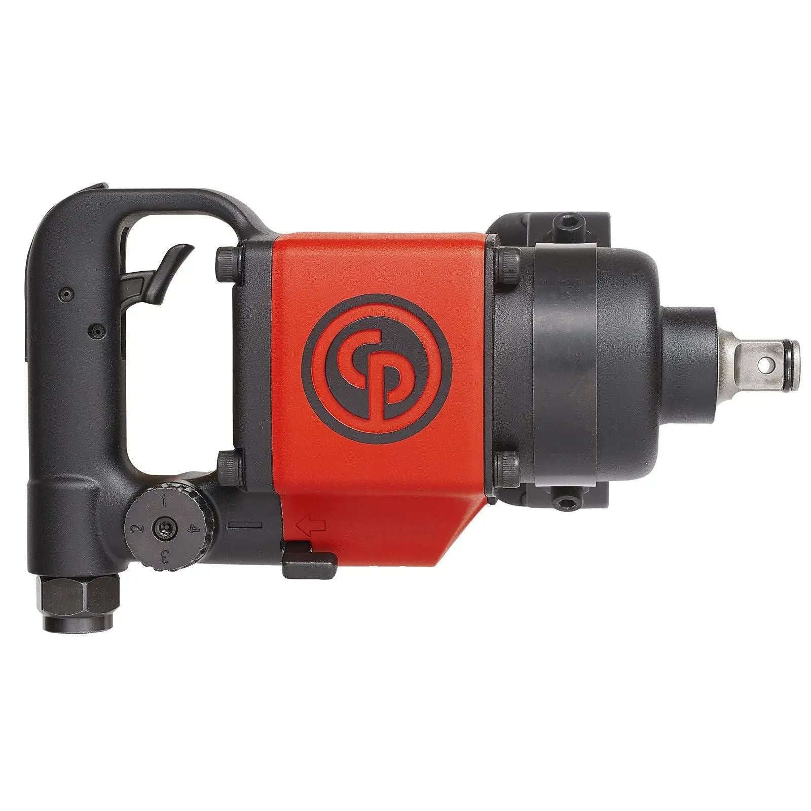 Chicago Pneumatic CP6120-D35L - #5 Spline Air Impact Wrench, D-Handle, Max Torque Reverse Output 3600 ft. lbf / 4880 Nm, 3500 RPM, 2-Jaws 6151590130 Chicago Pneumatic