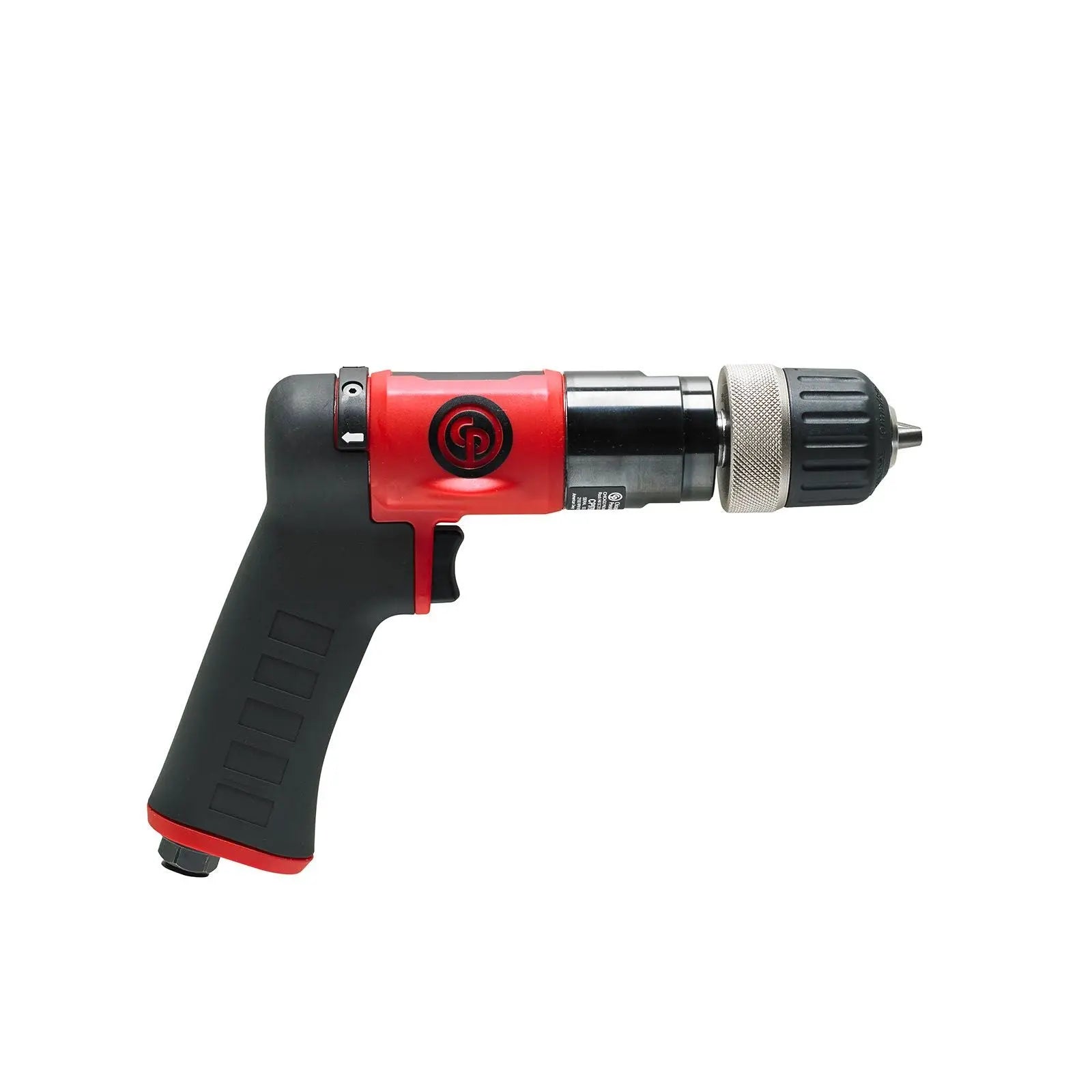 Chicago Pneumatic CP9792C - 3/8 Inch (10 mm) Air Drill, Keyless Chuck, Pistol Handle, 0.48 HP / 360 W, Stall Torque 4.1 ft. lbf / 5.5 Nm - 2100 RPM 8941097920 Chicago Pneumatic
