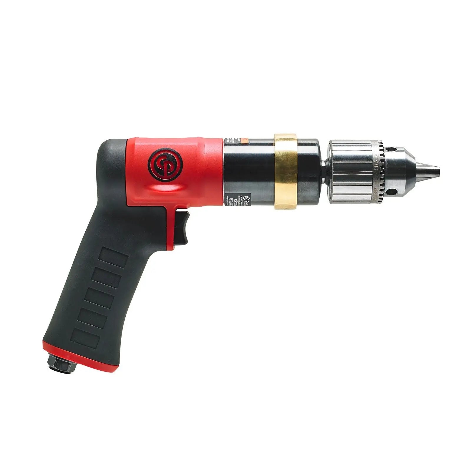 Chicago Pneumatic CP9286C - 1/2 Inch (13 mm) Air Drill, Keyed Chuck, Pistol Handle, 0.48 HP / 360 W, Stall Torque 16.2 ft. lbf / 22 Nm - 600 RPM 8941092860 Chicago Pneumatic