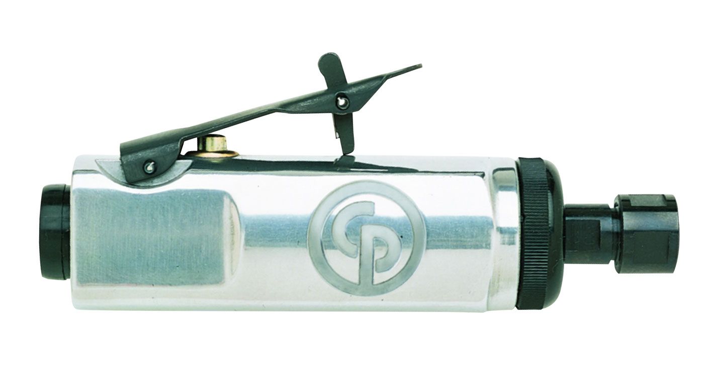 Chicago Pneumatic CP860 - 1/4 Inch (6 mm) Air Straight Die Grinder, 0.54 HP / 400 W - 24000 RPM T019704
