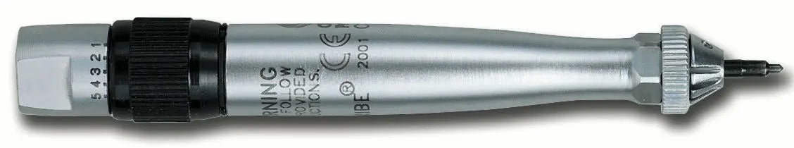 Chicago Pneumatic CP9361 - 1/8 Inch (3 mm) Engraving Pen Air Scribe, Hex Shank, Rolling Throttle - 13500 Blow Per Minute T012644 Chicago Pneumatic