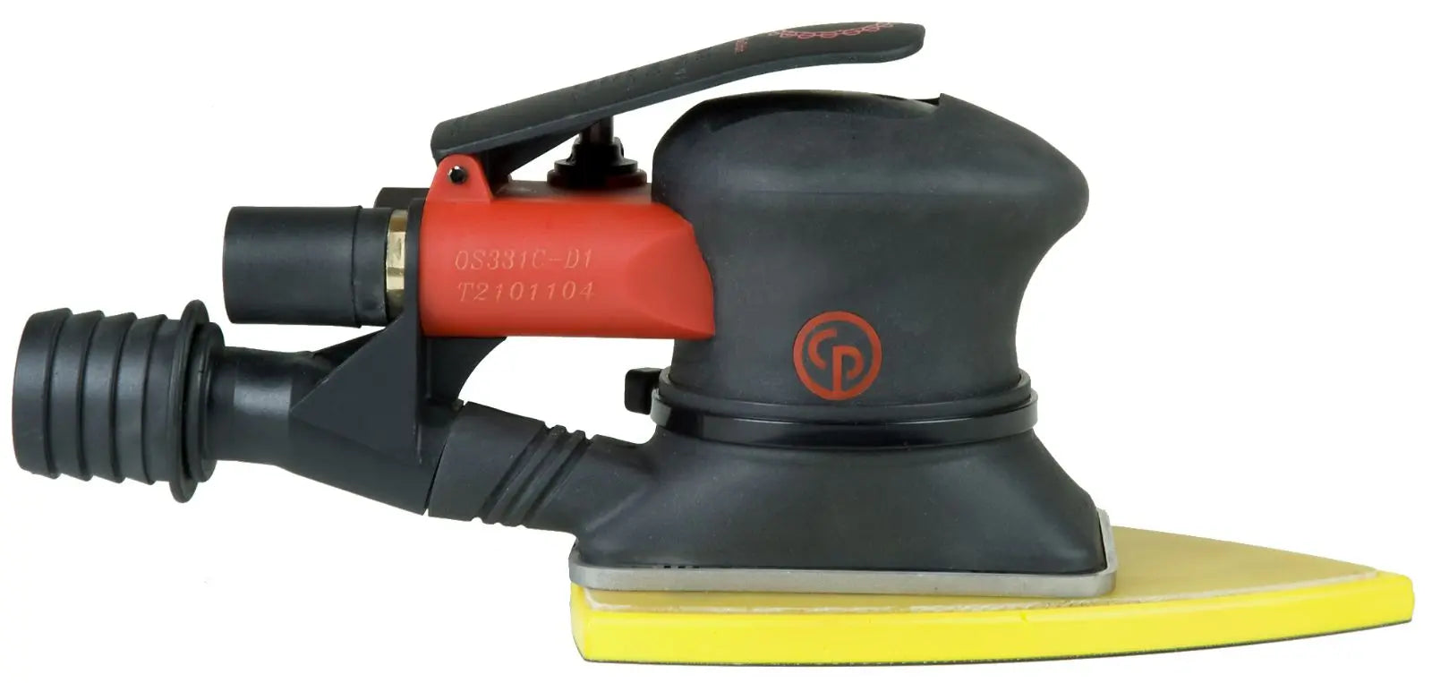 Chicago Pneumatic CP7267CVE - 3-7/8 x 5-5/8 Inch (100 x 144 mm) Delta Pad Air Jitterbug Sander, Central Vacuum, Hook and Loop, 4 Pad Holes, 0.28 HP / 210 W - 10000 RPM 8941172670 Chicago Pneumatic