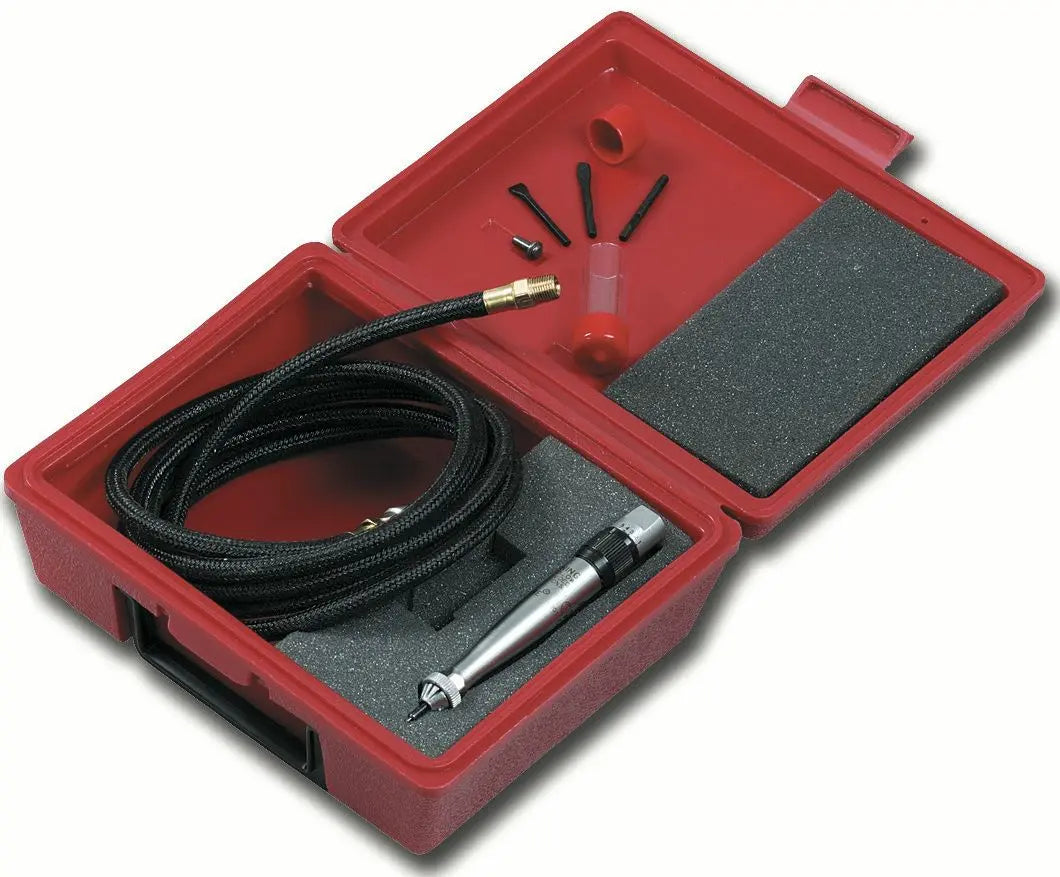 Chicago Pneumatic CP9361-1 Kit - 1/8 Inch (3 mm) Engraving Pen Air Scribe, Hex Shank, Rolling Throttle - 13500 Blow Per Minute T011970 Chicago Pneumatic