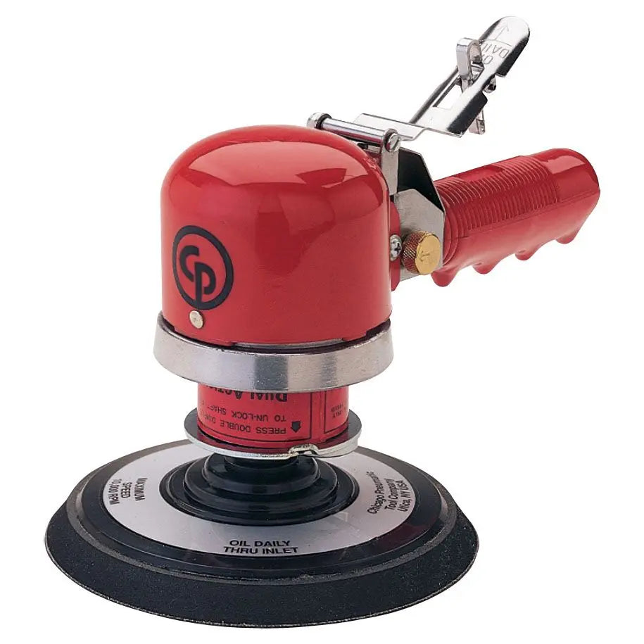 Chicago Pneumatic CP870 - 6 Inch (150 mm) Air Random / Rotary Sander, Non-Vacuum, PSA, 10000 RPM T023990 Chicago Pneumatic