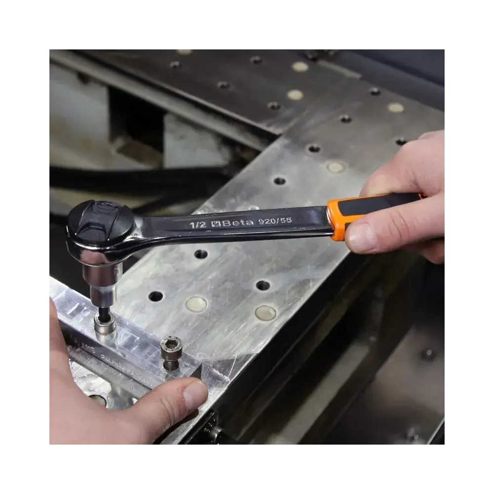 Beta Tools 920/55 1/2 in Drive Reversible Ratchet with One-Handed Reversal - BT 009201155 Beta Tools