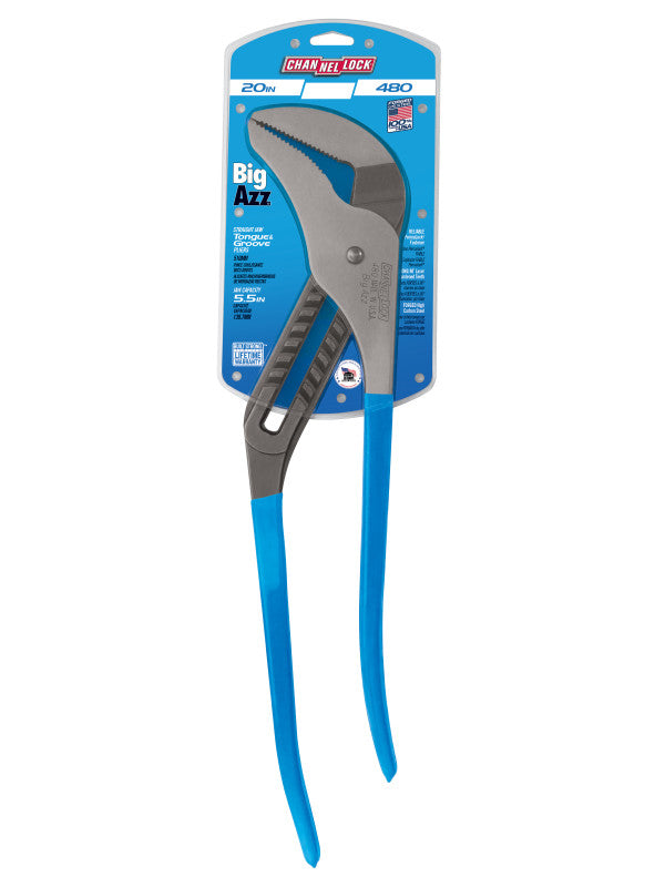 Channellock BigAzz Straight Jaw Tongue and Groove Plier, 20.25 in - CL 480 Pliers