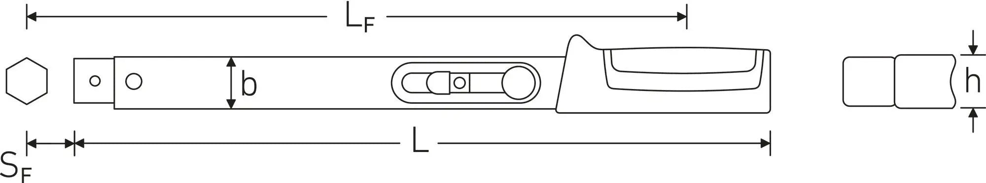 Stahlwille MANOSKOP Service Torque Wrench with Holder for Insert Tools, Size a/5 - ST 50584005 Stahlwille