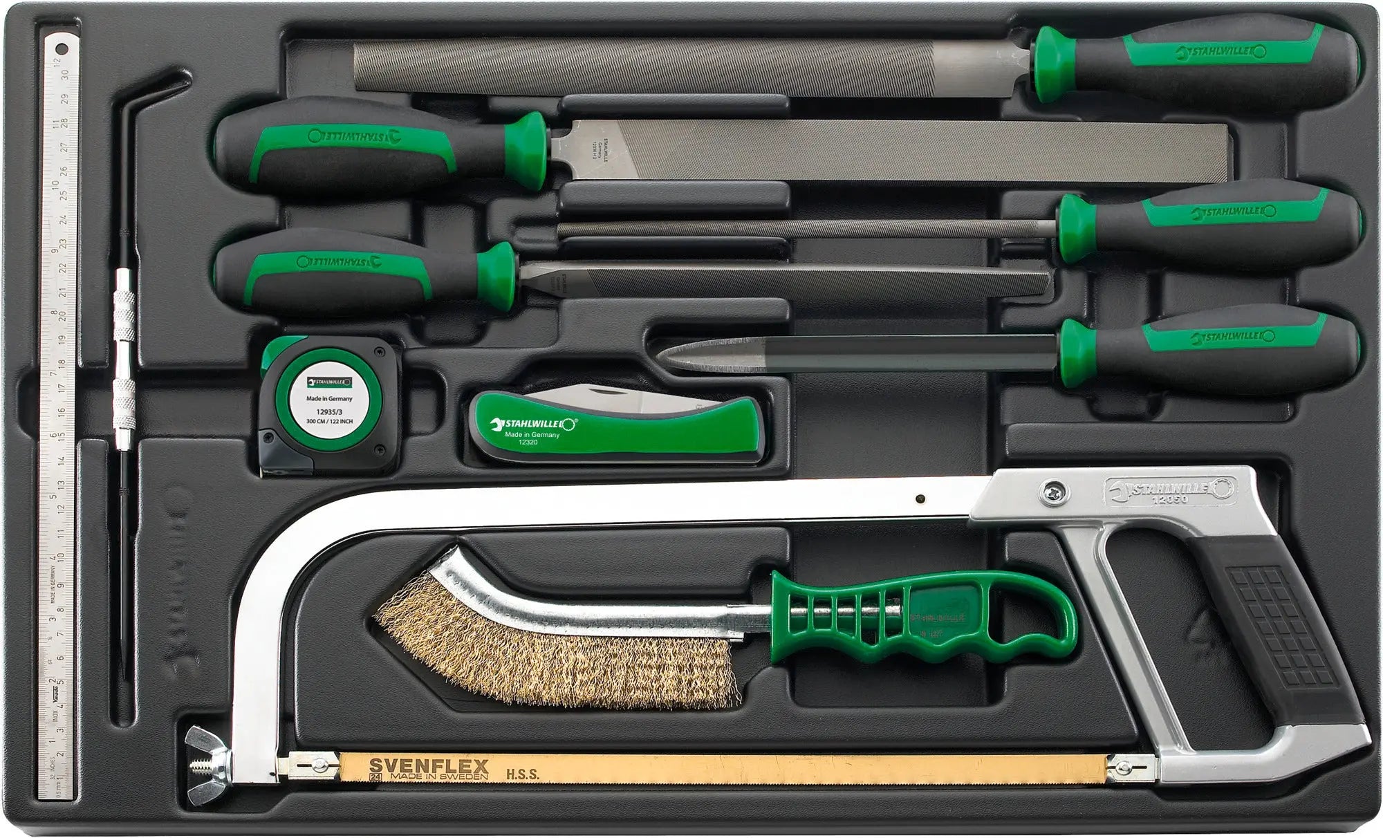 Stahlwille Set of 11 File and Measuring Tools - ST 96838173 Stahlwille