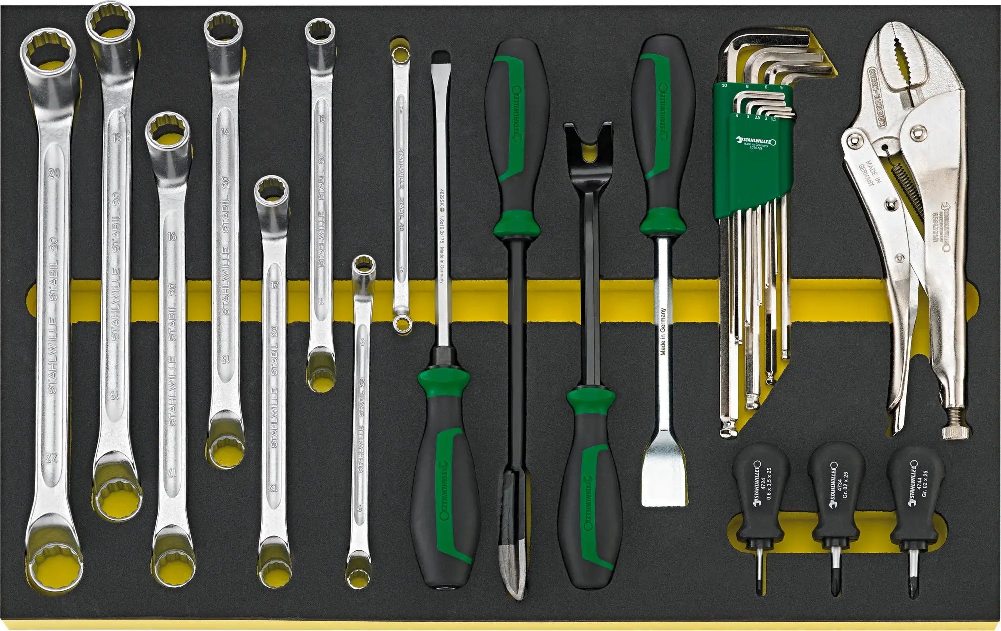 Stahlwille Set of 206 Assortment Tools with Tool Trolley - ST 98830203 Stahlwille