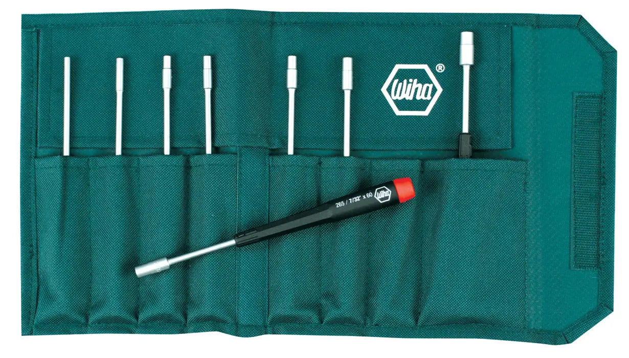 Wiha 26599, Precision Inch Nut Driver 8 Pc. Set Wiha